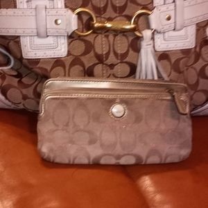 Coach purse and walket